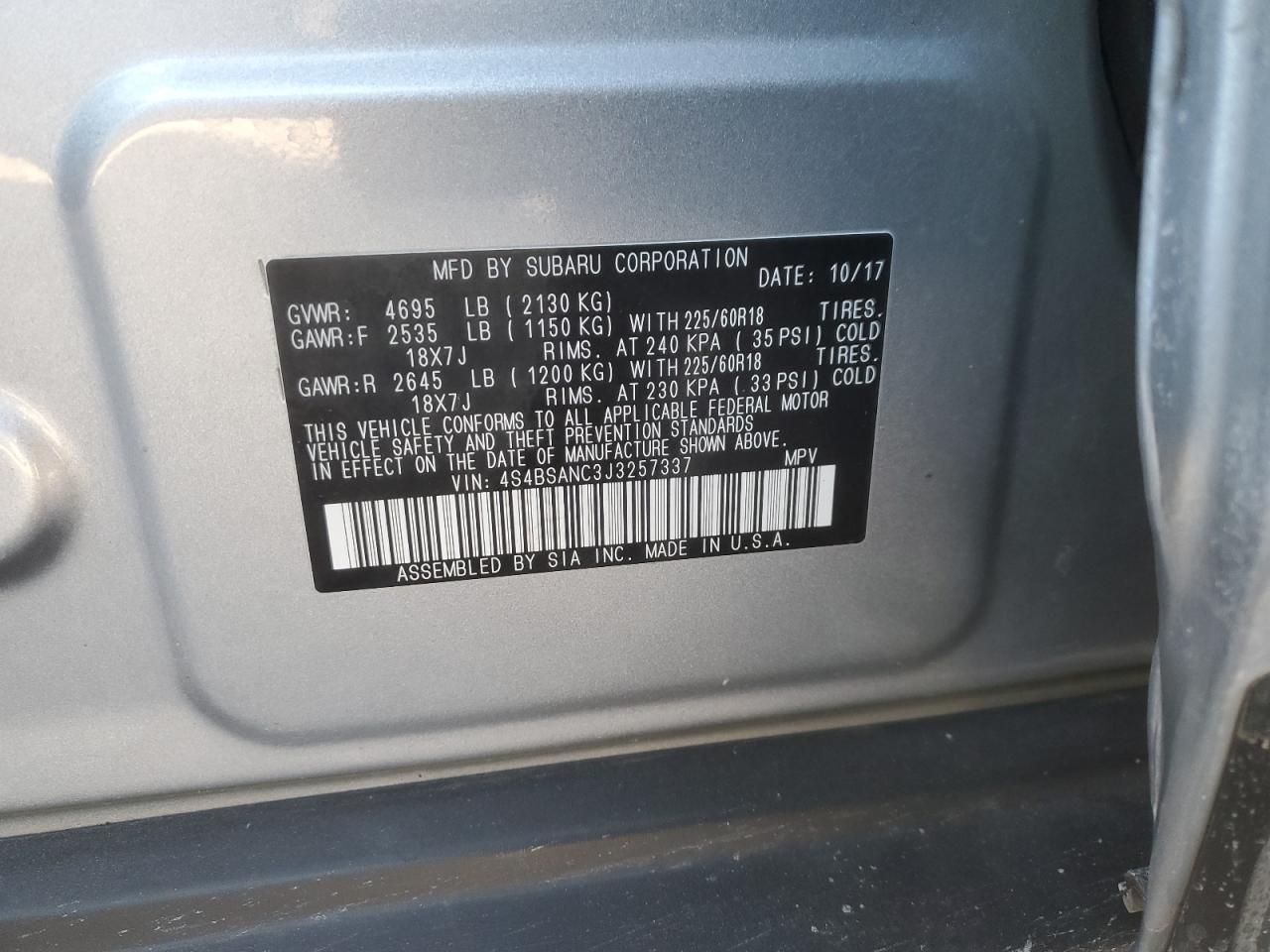 2018 Subaru Outback - Image 13