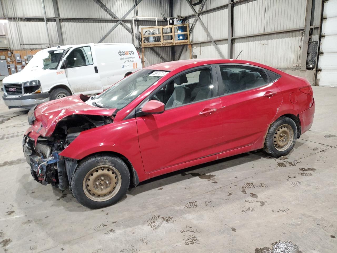 2012 Hyundai Accent Gls zu verkaufen in Montreal-est, QC - Front End