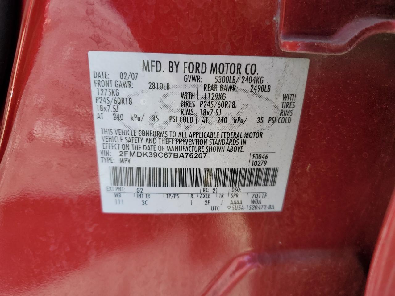2007 Ford Edge - Image 15