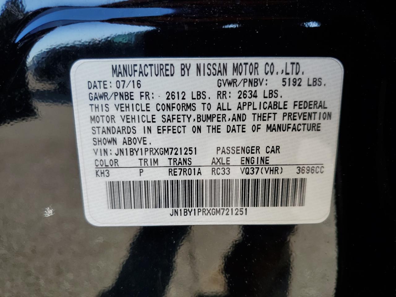 2016 Infiniti Q70 - Image 14