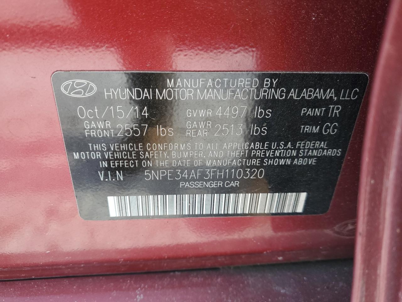 2015 Hyundai Sonata - Image 12