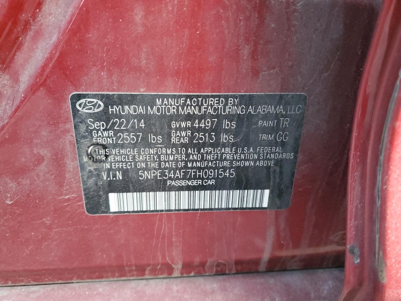 2015 Hyundai Sonata - Image 12
