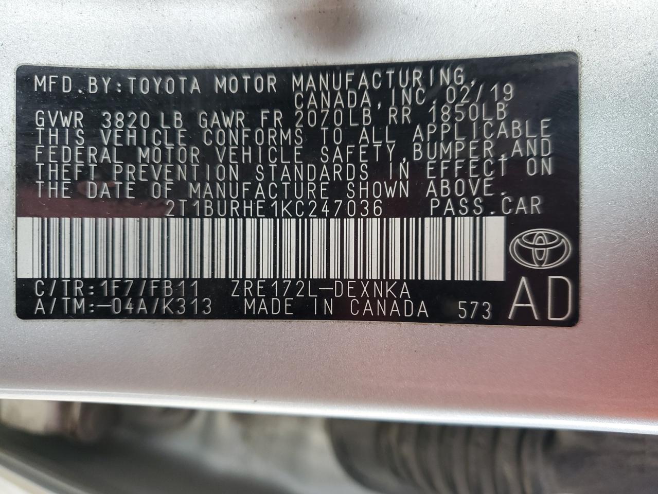 2019 Toyota Corolla - Image 12