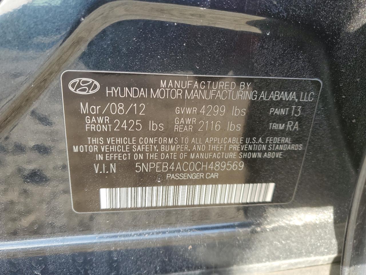2012 Hyundai Sonata - Image 12