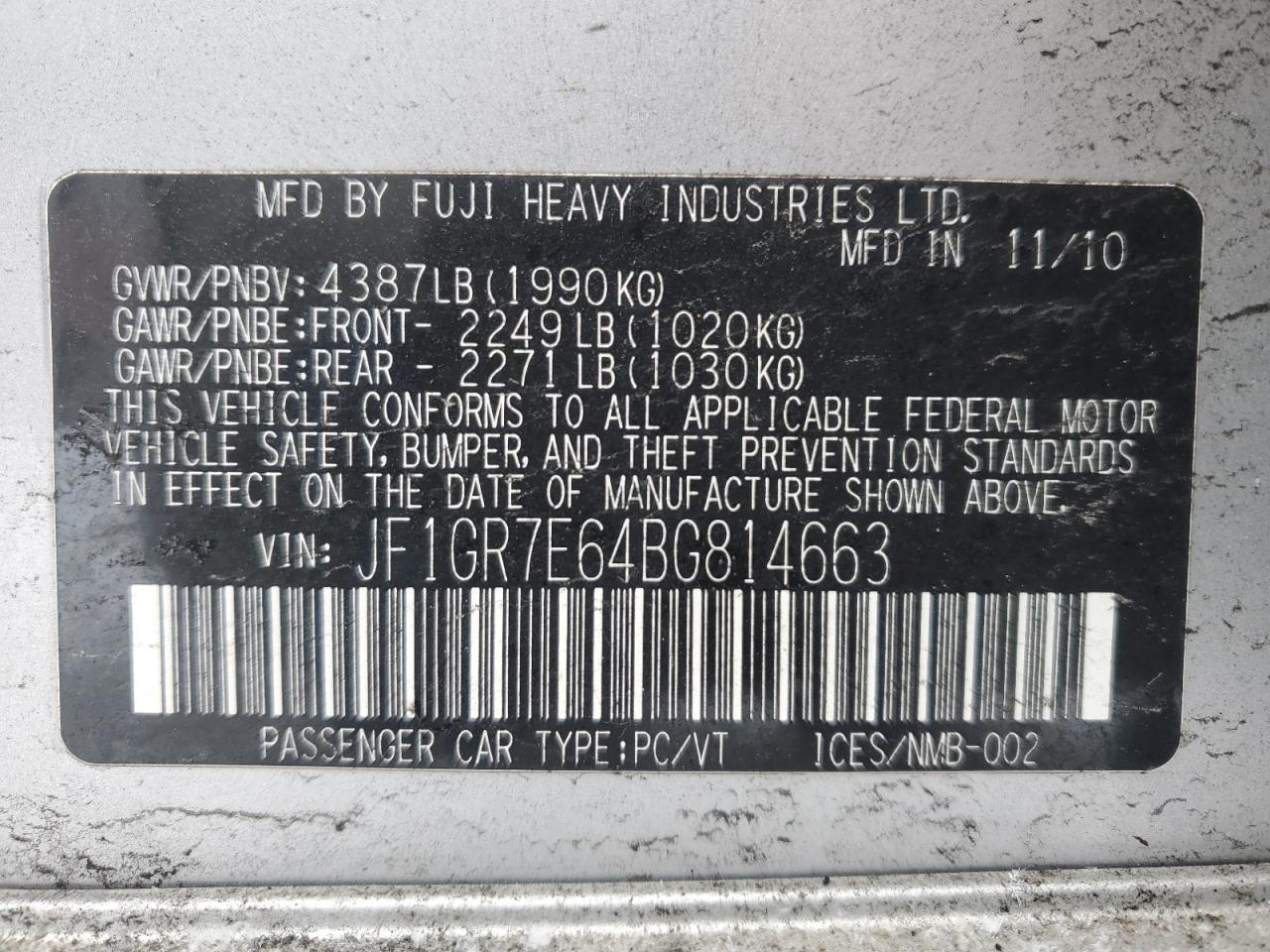 2011 Subaru WRX - Image 15