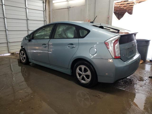  TOYOTA PRIUS 2014 Бирюзовый