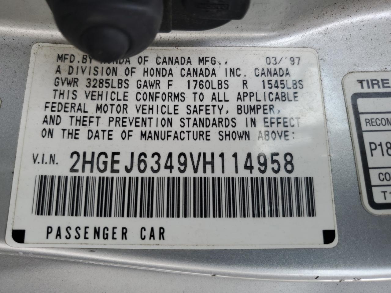 1997 Honda Civic - Image 15