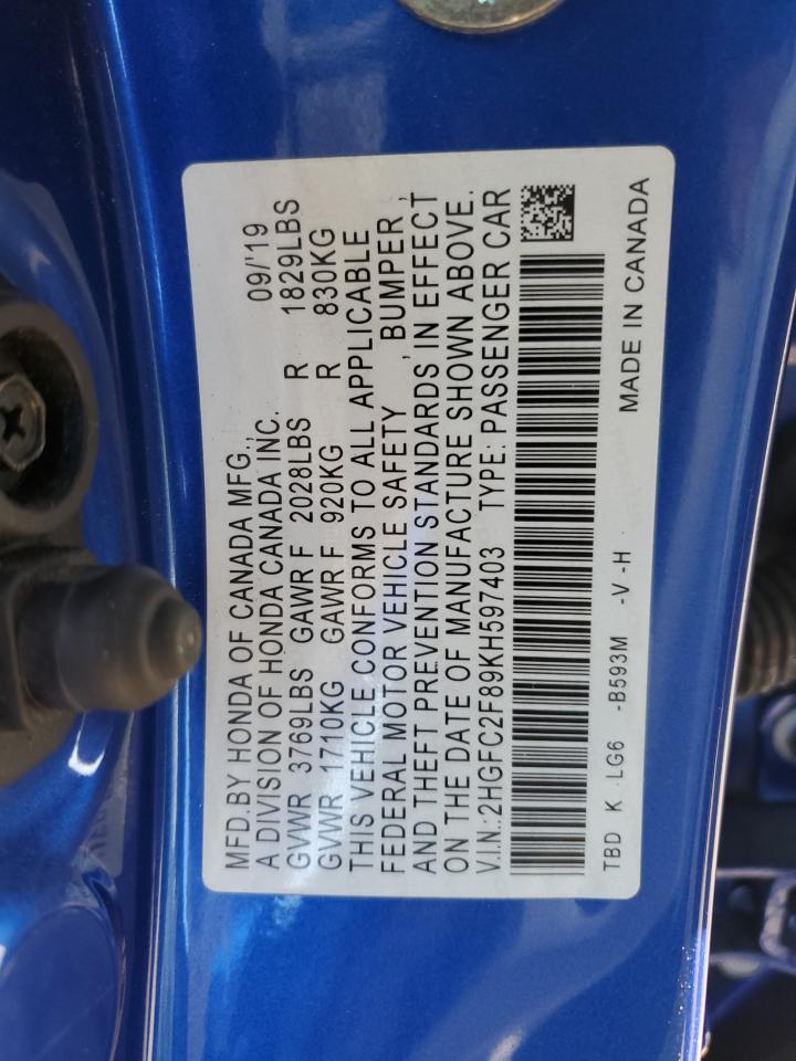 2019 Honda Civic - Image 14