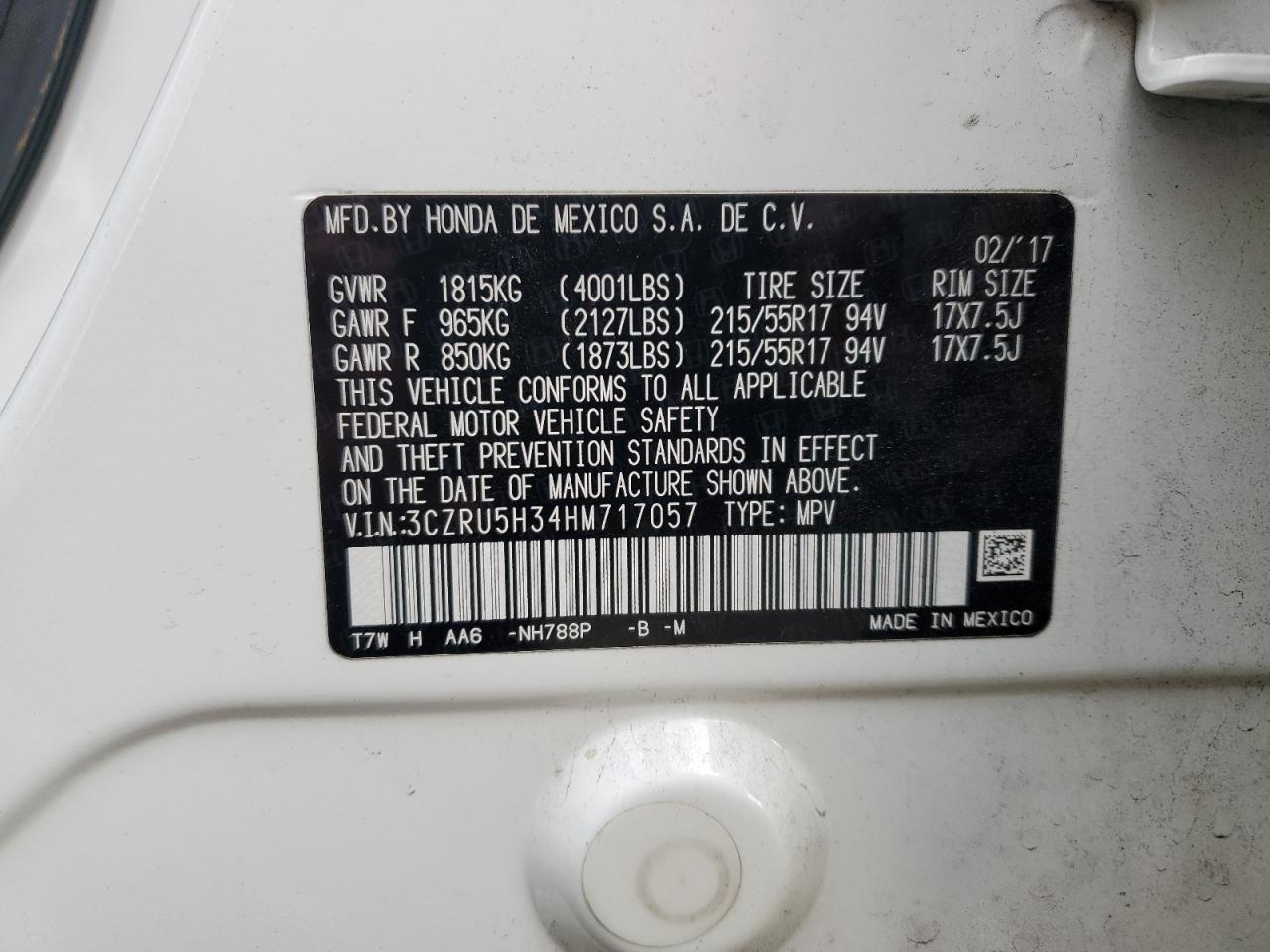 2017 Honda HR-V - Image 14