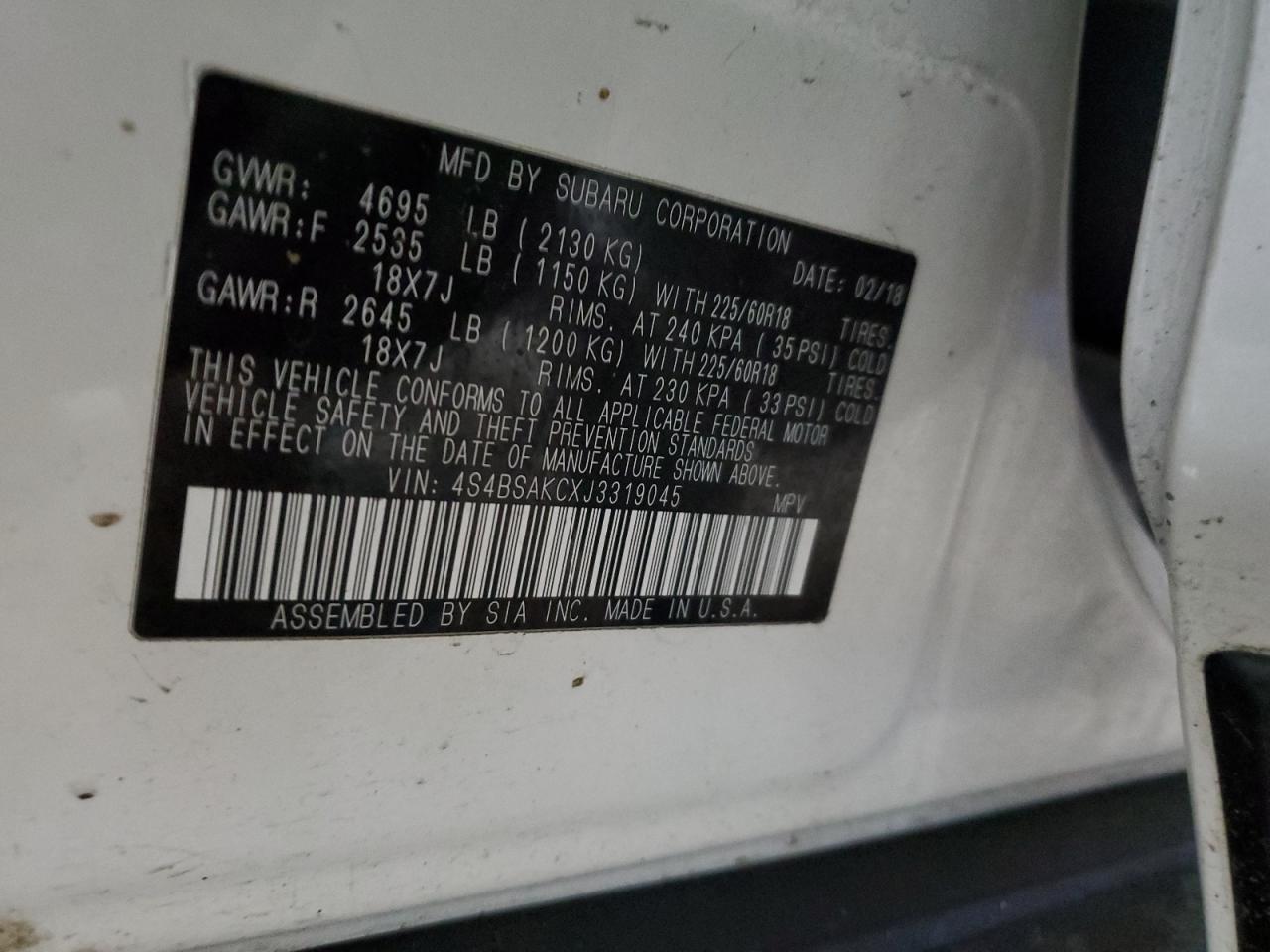 2018 Subaru Outback - Image 13