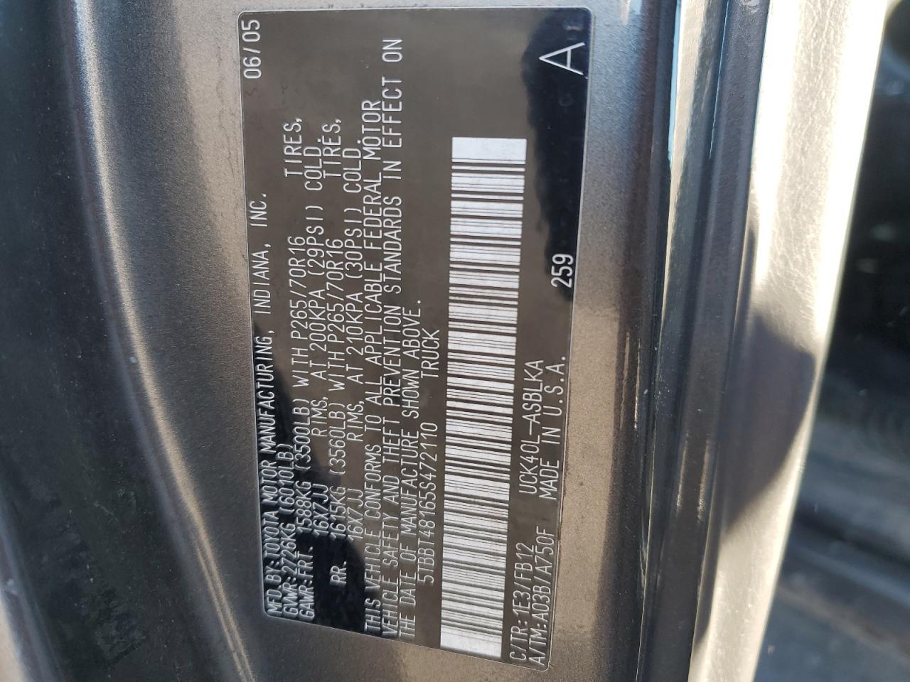 2005 Toyota Tundra - Image 14