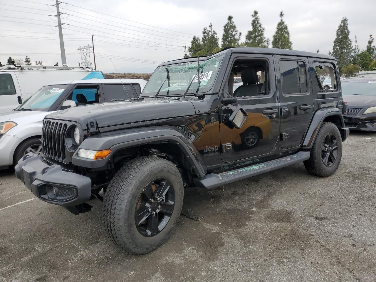 2021 Jeep Wrangler Unlimited Sahara zu verkaufen in Rancho Cucamonga, CA - All Over