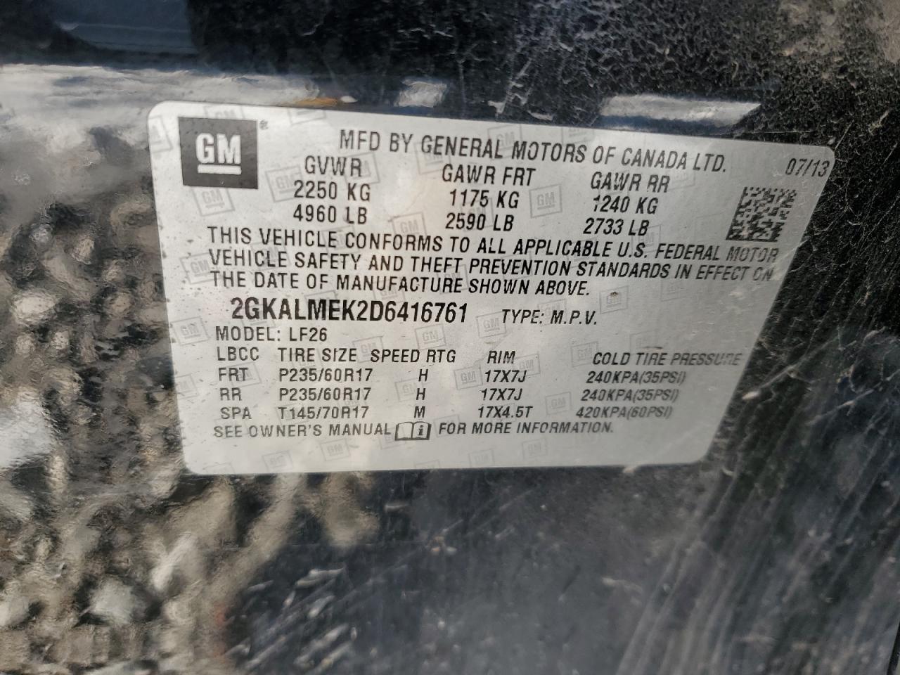 2013 GMC Terrain - Image 15