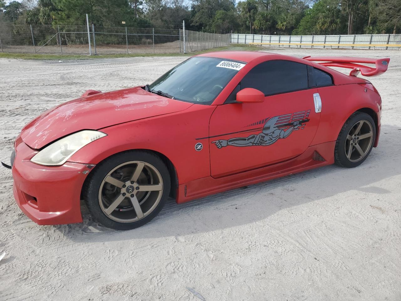 2005 Nissan 350Z Coupe VIN: JN1AZ34E85M655558 Lot: 86866404