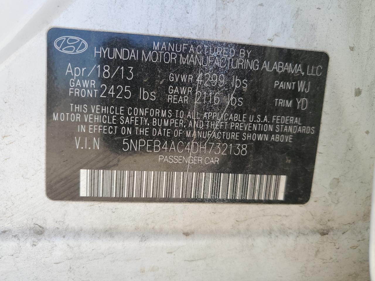 2013 Hyundai Sonata - Image 13