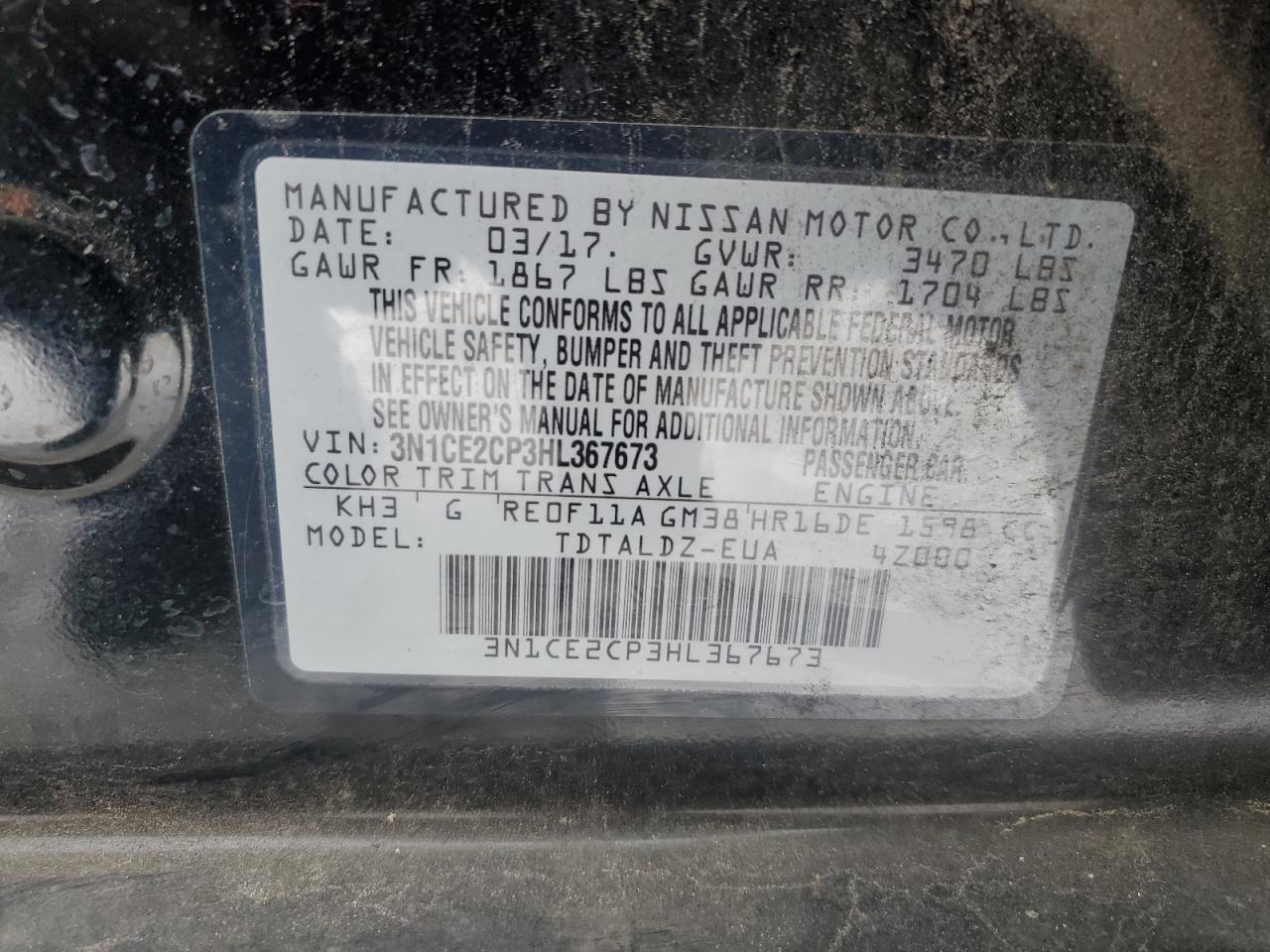 2017 Nissan Versa - Image 12