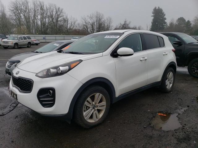  KIA SPORTAGE 2017 White