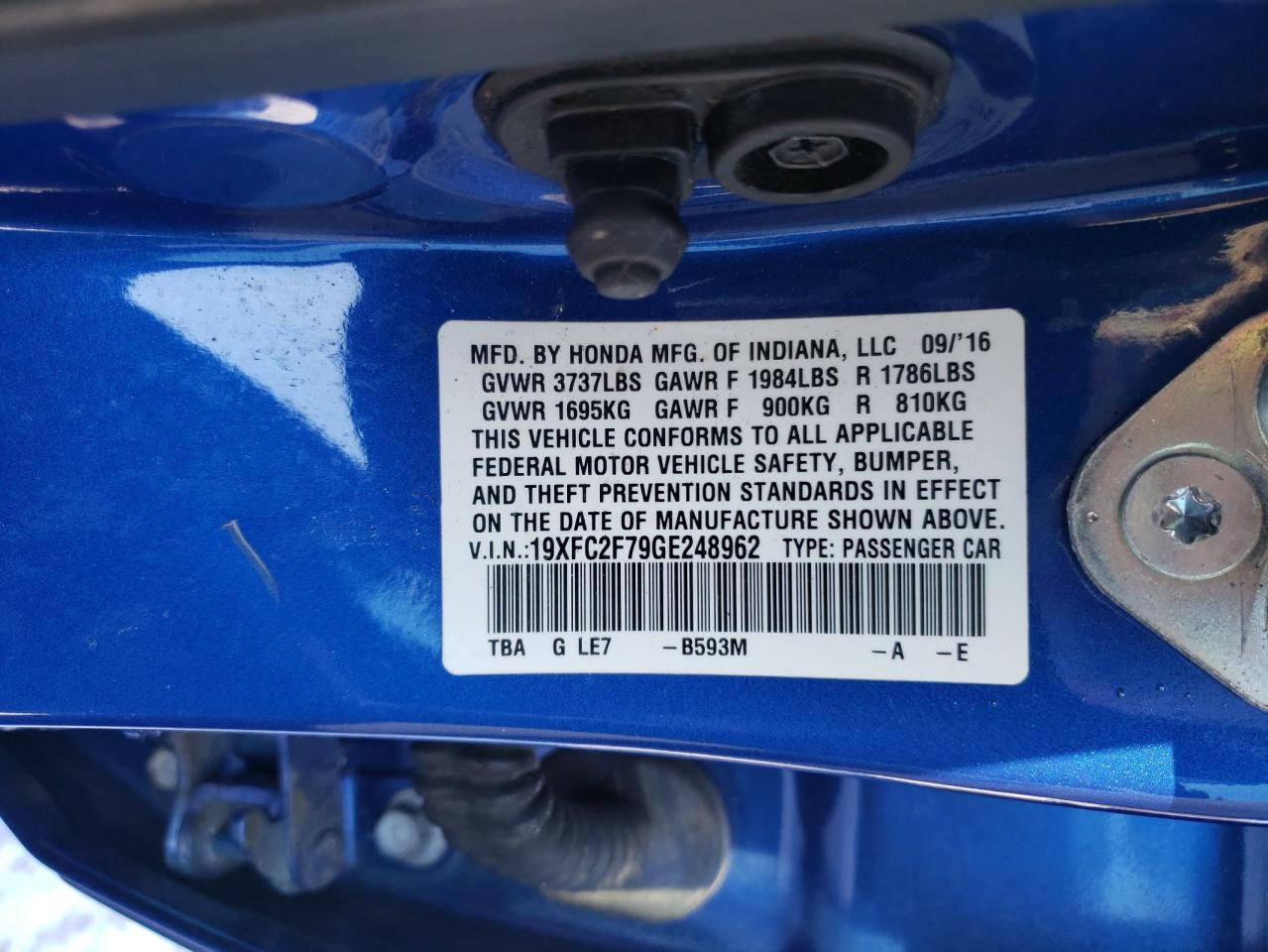 2016 Honda Civic - Image 13