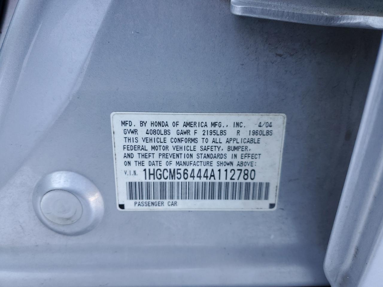 2004 Honda Accord - Image 12