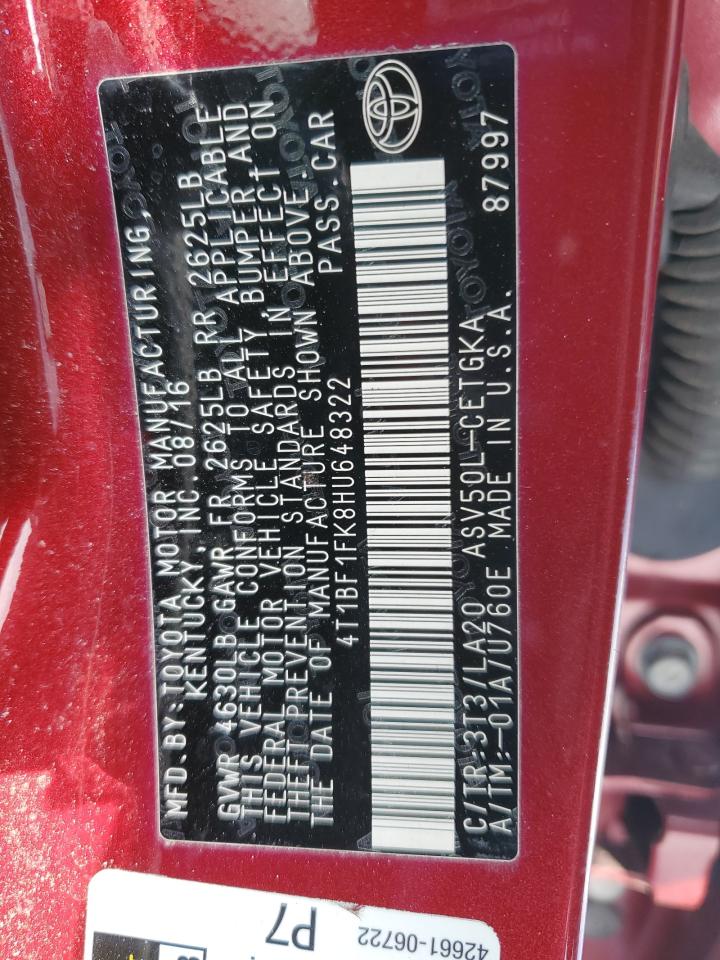2017 Toyota Camry - Image 12