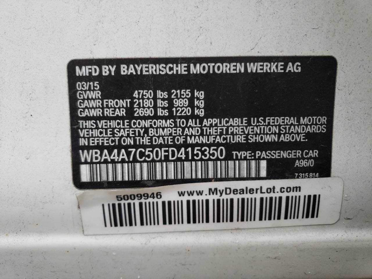 2015 BMW 4er - Image 12