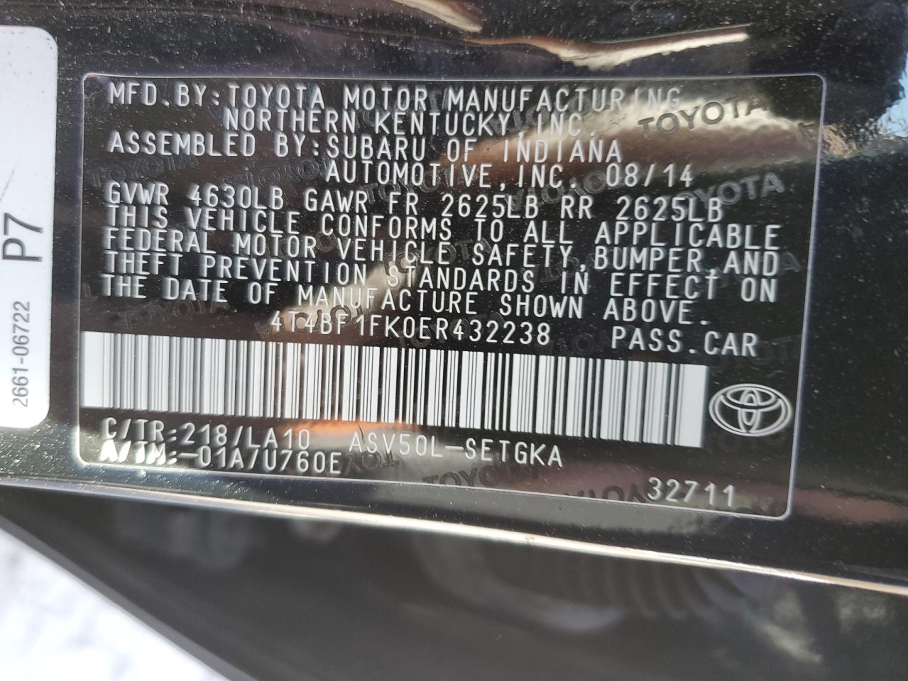 2014 Toyota Camry - Image 12