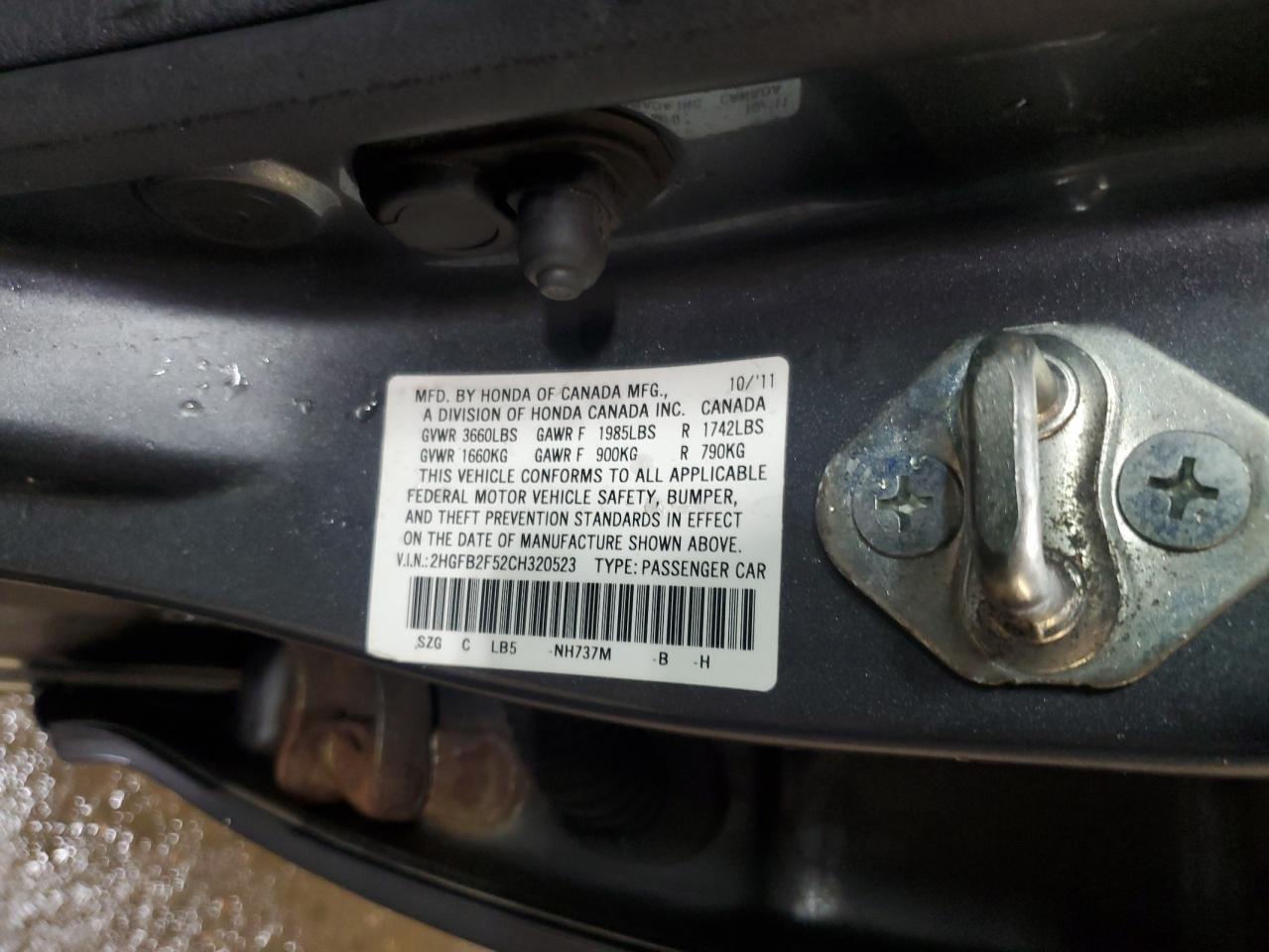 2012 Honda Civic - Image 12