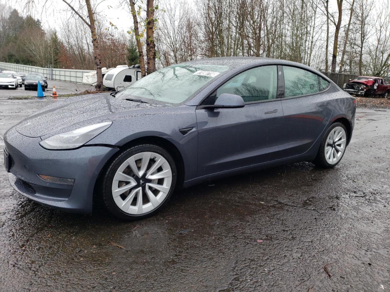 VIN 5YJ3E1EA5NF370651 2022 TESLA MODEL 3 no.1