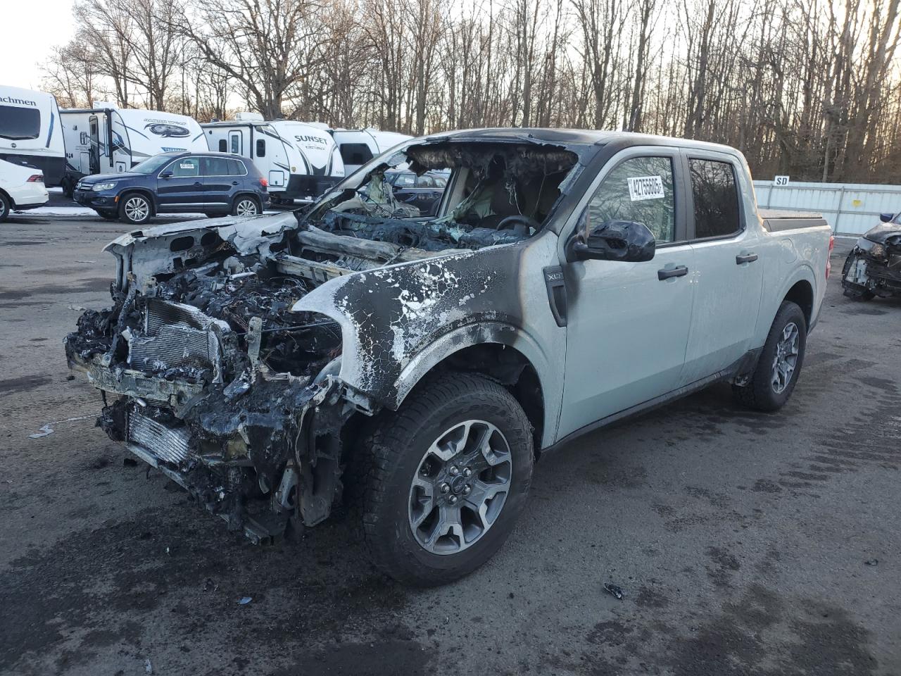 2024 Ford Maverick Xlt de vânzare în Glassboro, NJ - Burn - Engine