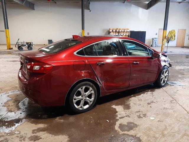  CHEVROLET CRUZE 2017 Czerwony