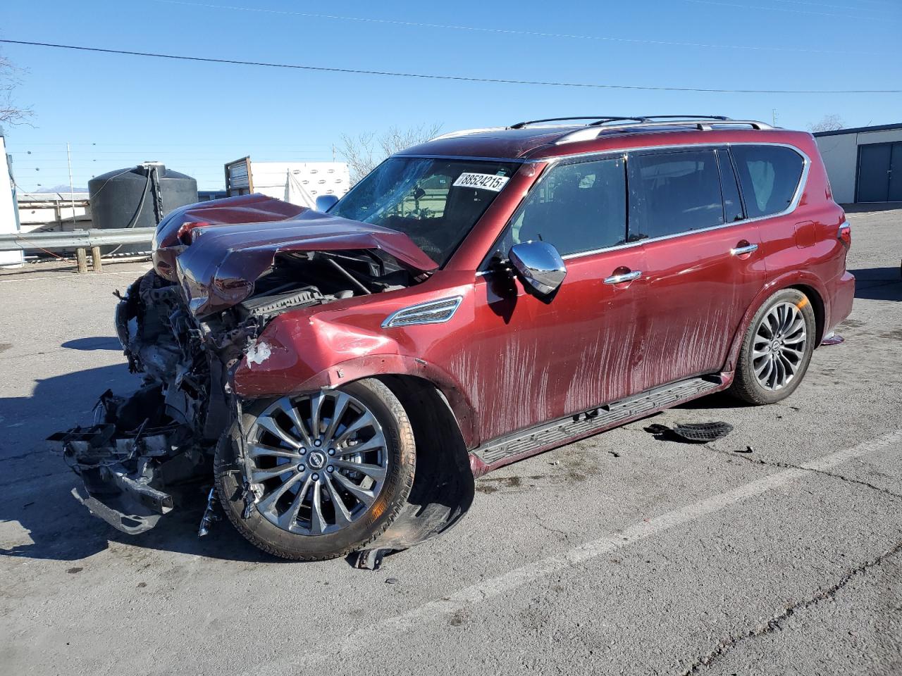 2023 Nissan Armada Platinum de vânzare în Anthony, TX - Front End