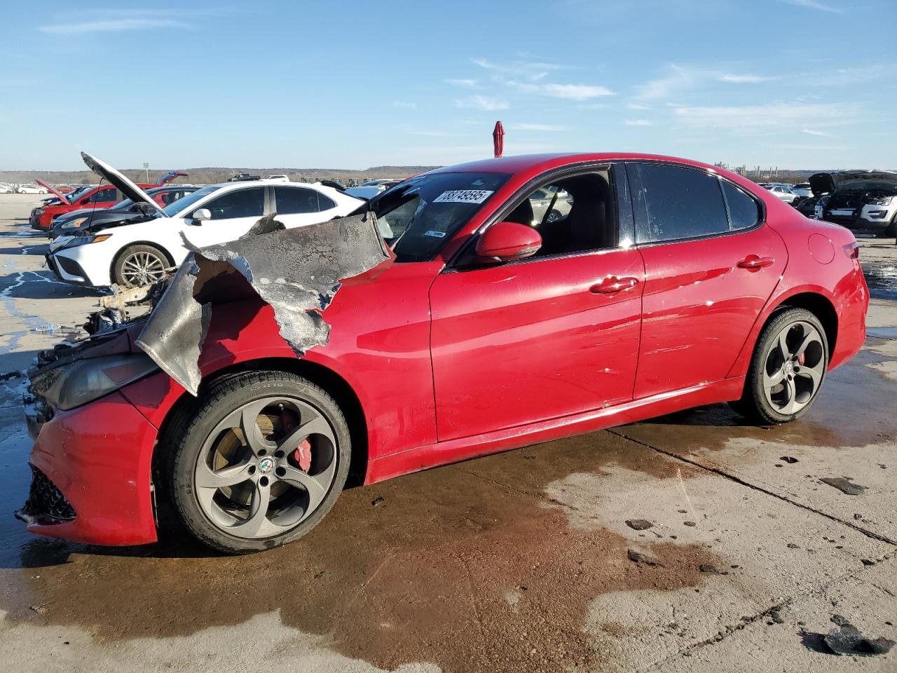 2019 Alfa Romeo Giulia на продаже в Grand Prairie, TX - Burn - Engine