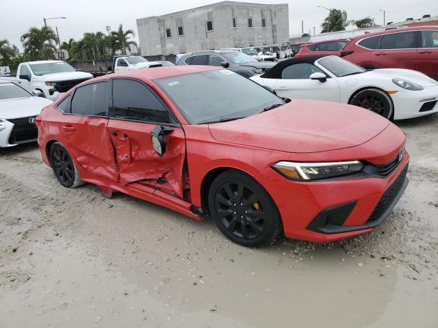  HONDA CIVIC 2022 Czerwony
