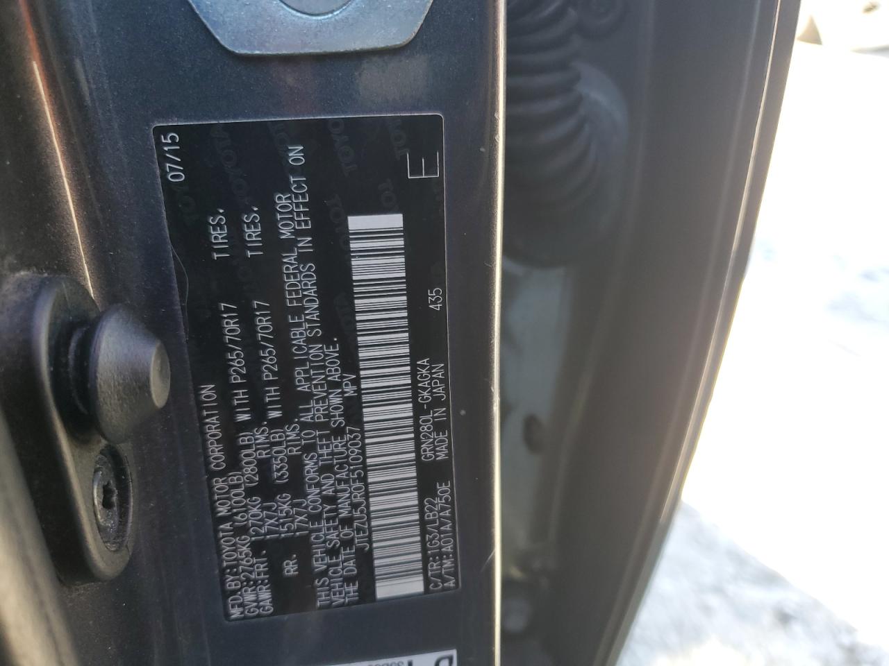 2015 Toyota 4Runner - Image 13
