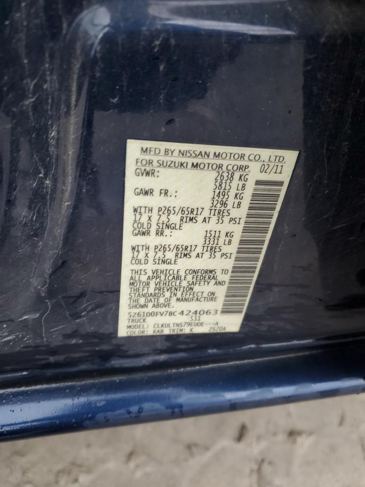 2011 Suzuki Equator - Image 12