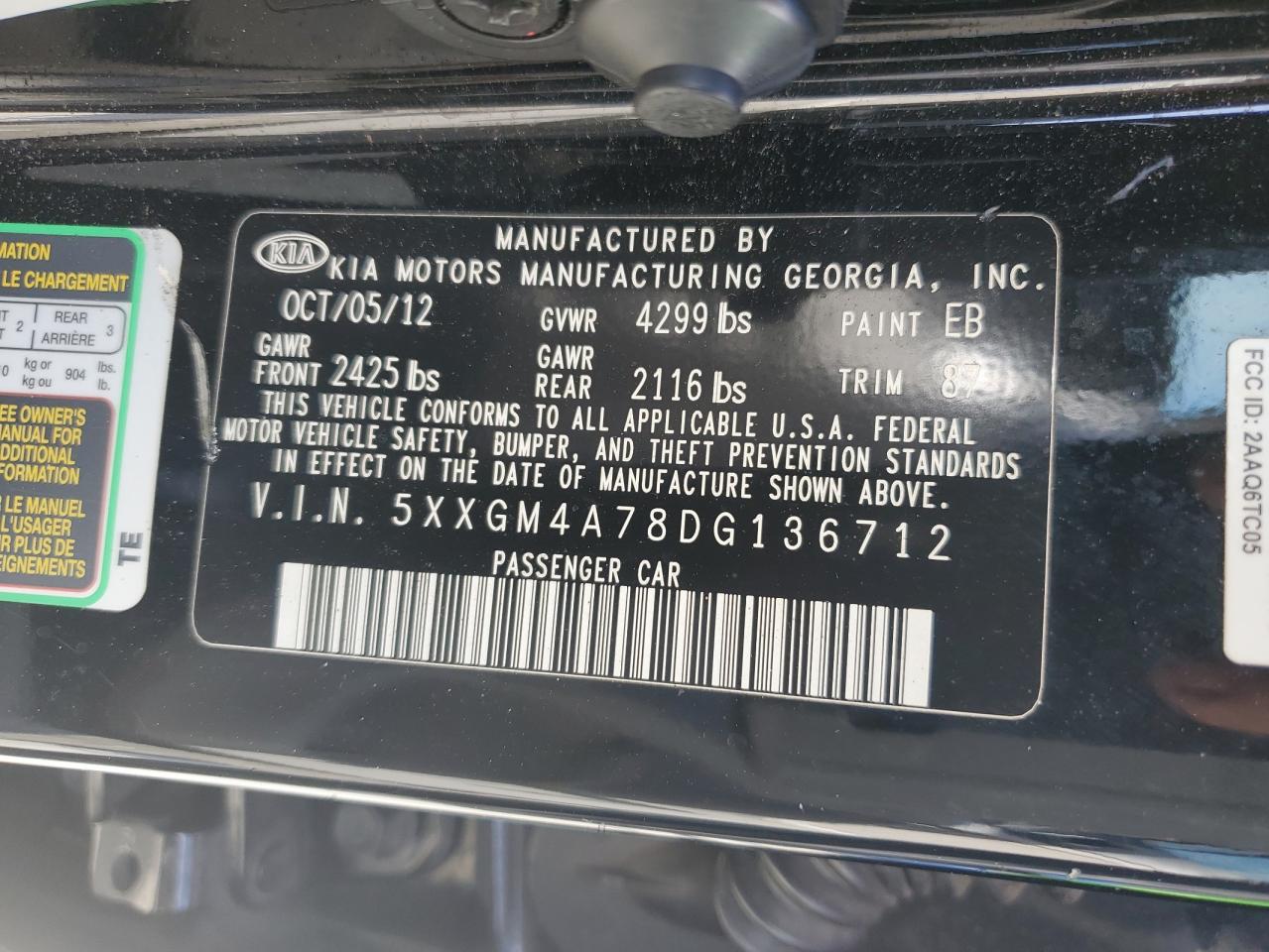 2013 Kia Optima - Image 13