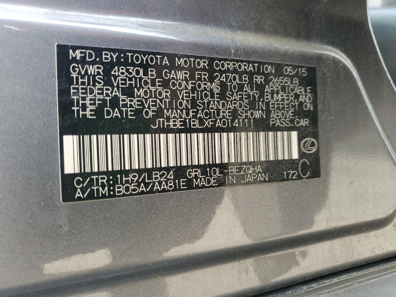 2015 Lexus GS - Image 14
