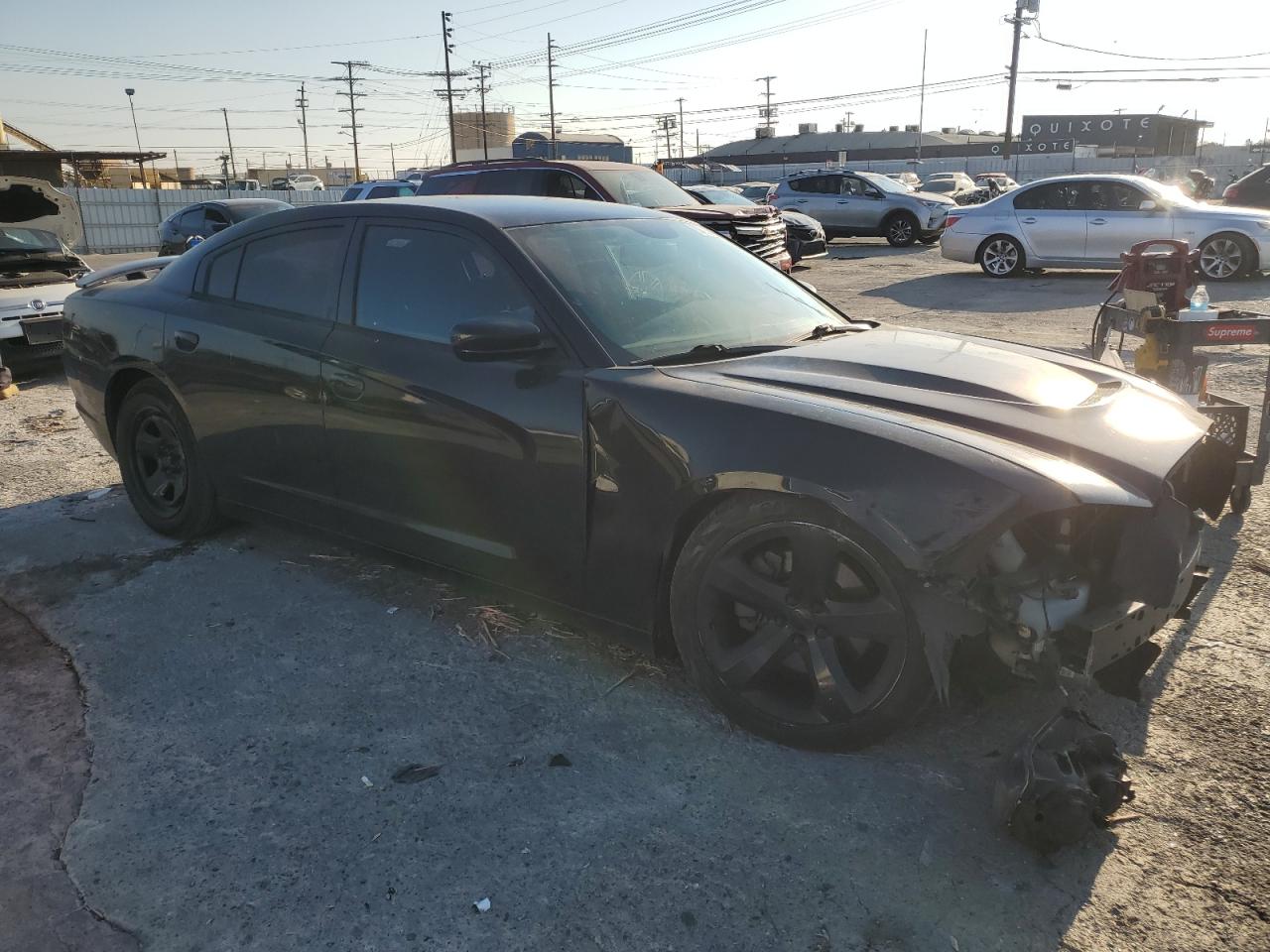 VIN 2C3CDXCT4EH374747 2014 DODGE CHARGER no.4