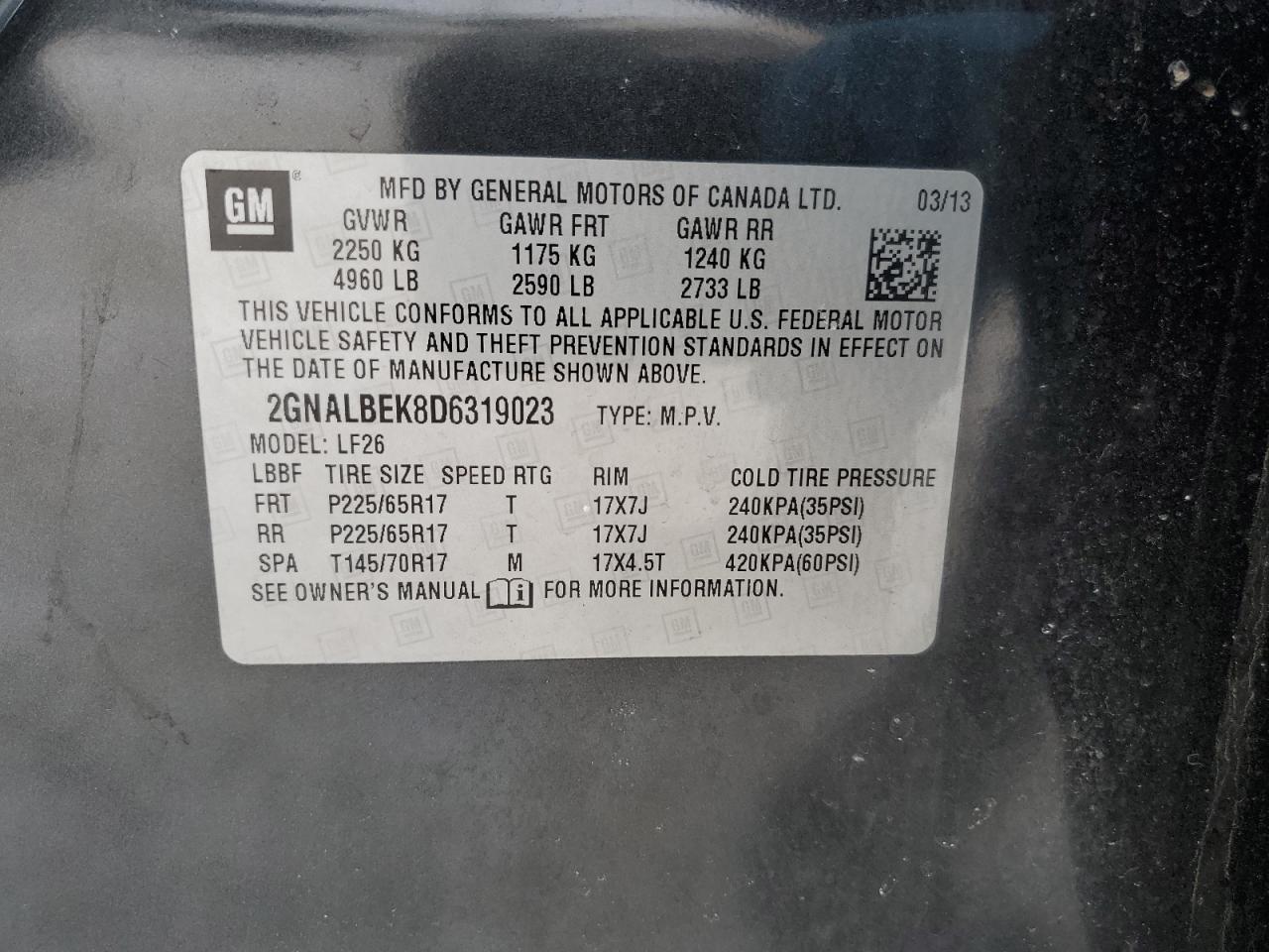 2013 Chevrolet Equinox - Image 13