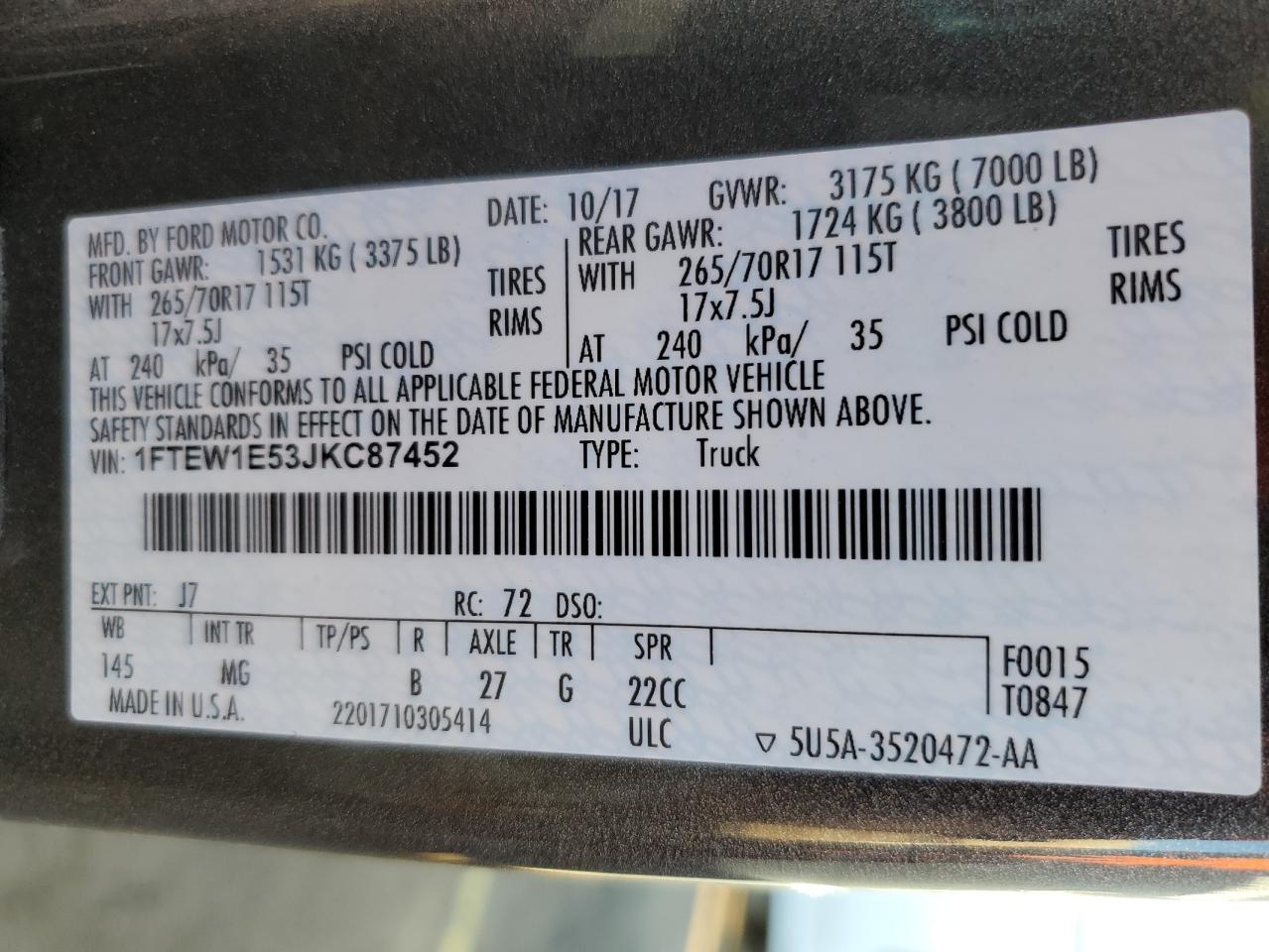 2018 Ford F-150 - Image 13