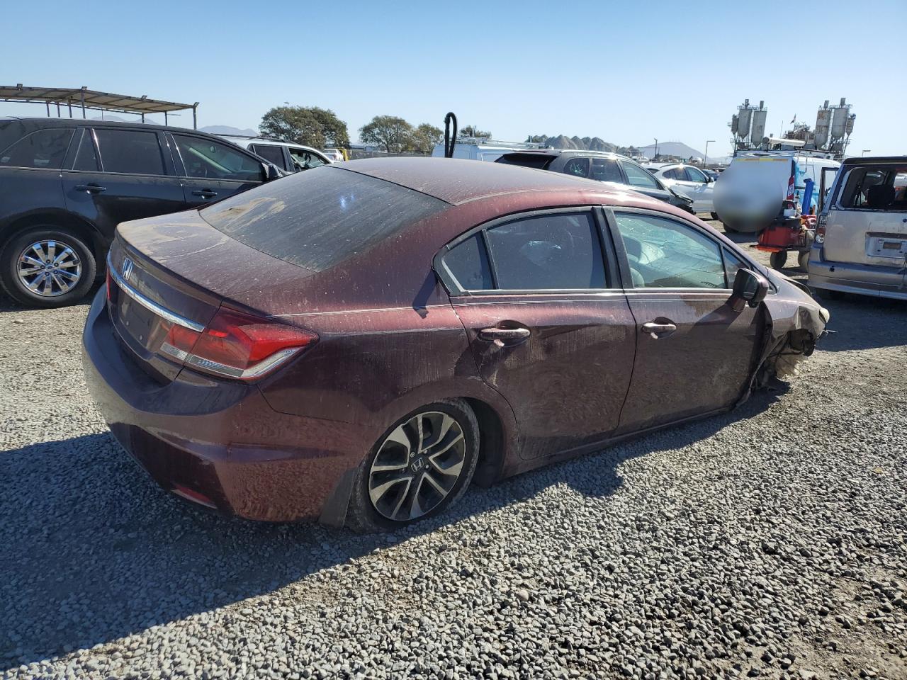 VIN 19XFB2F86EE257708 2014 HONDA CIVIC no.3