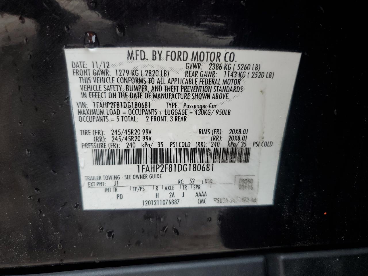 2013 Ford Taurus - Image 12