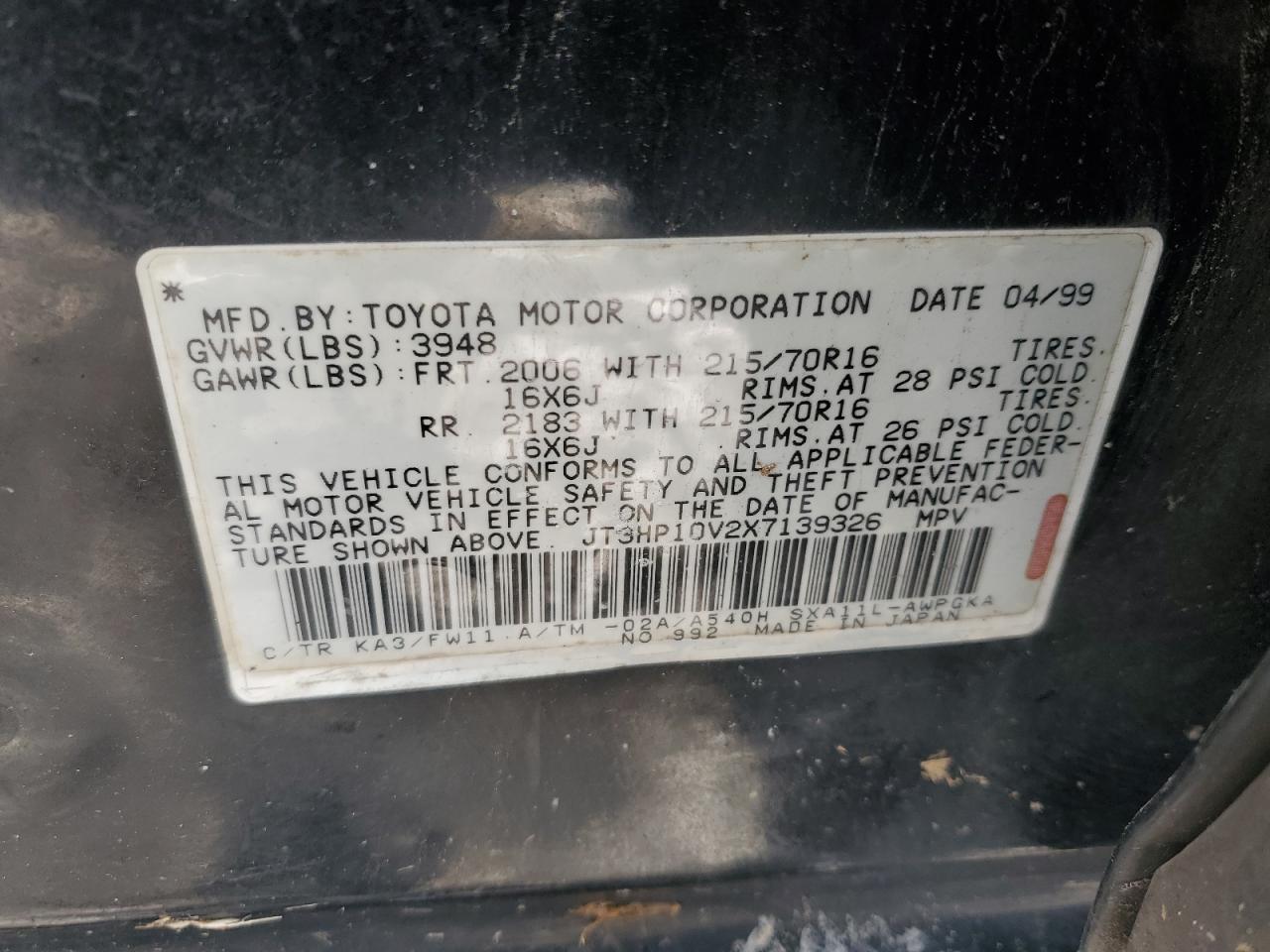 1999 Toyota RAV 4 - Image 14