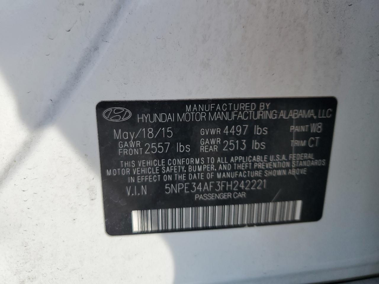 2015 Hyundai Sonata - Image 15