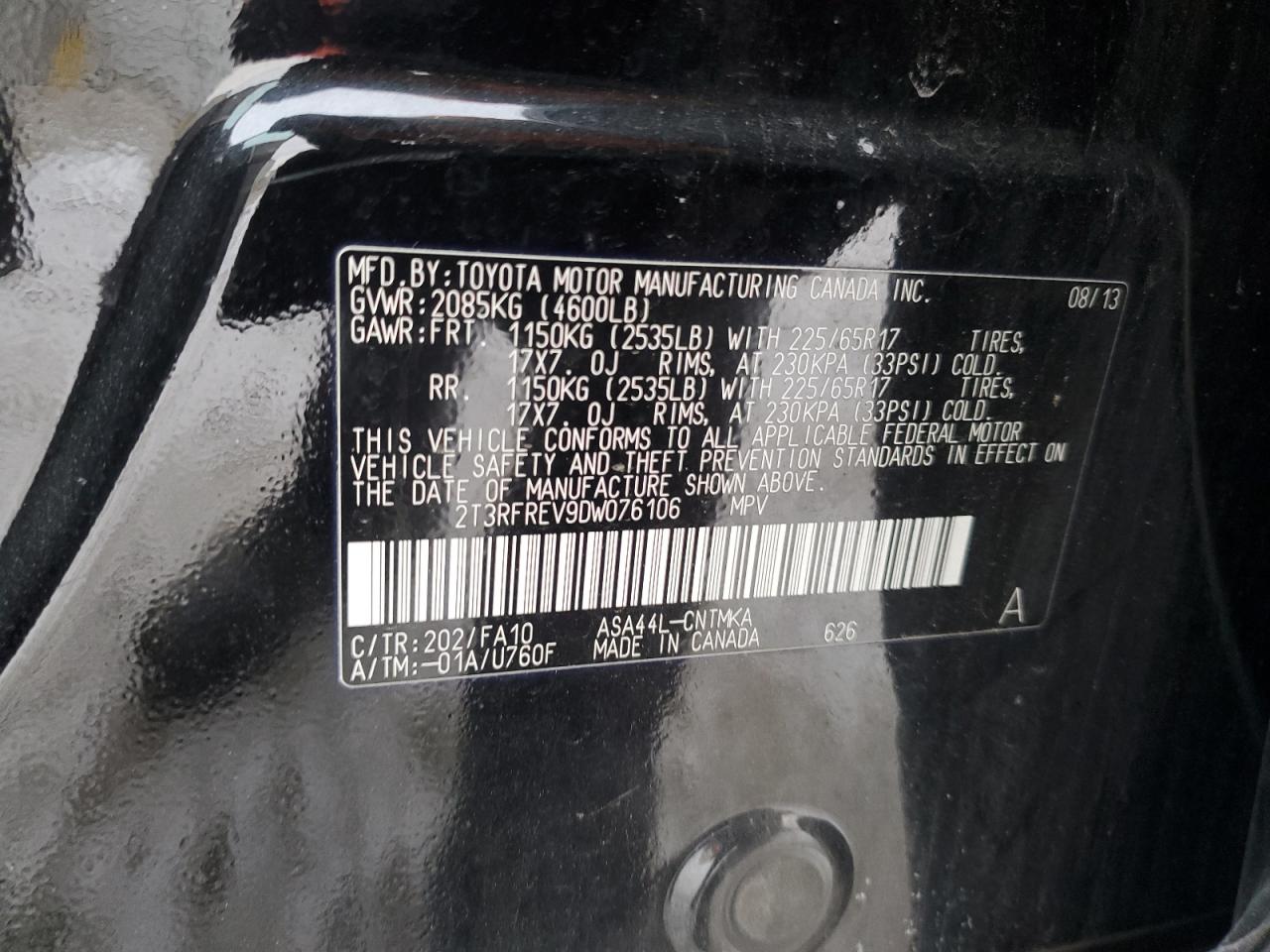 2013 Toyota RAV 4 - Image 12