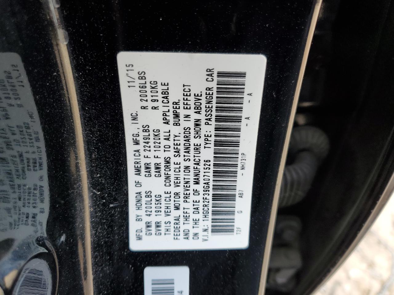 2016 Honda Accord - Image 12