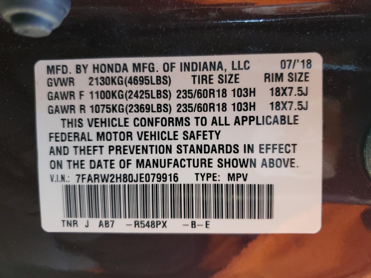 2018 Honda CR-V - Image 14
