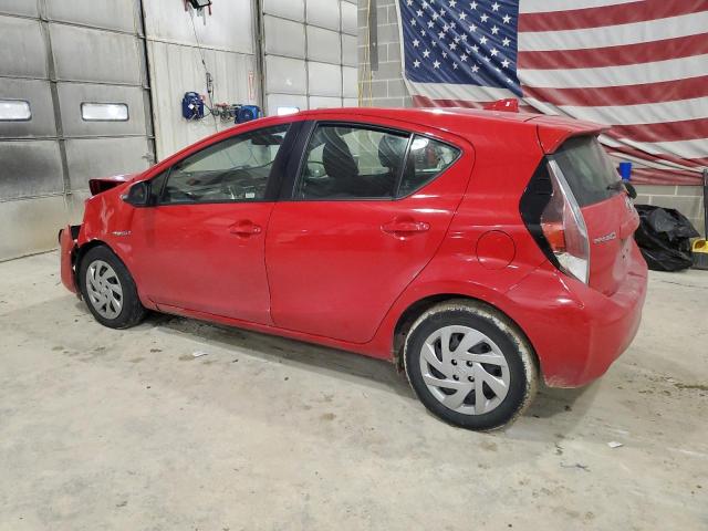  TOYOTA PRIUS 2015 Czerwony