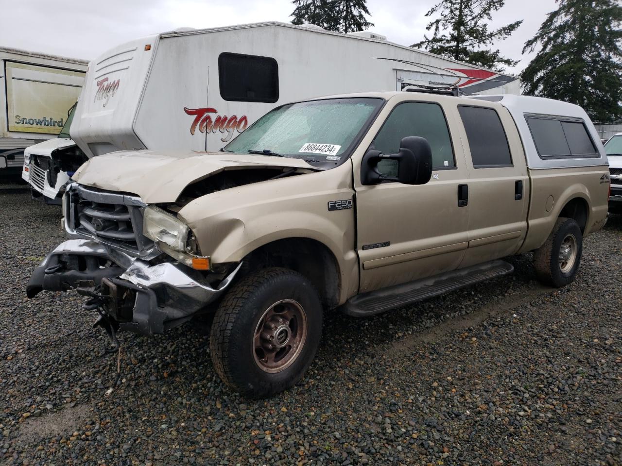 2001 Ford F250 Super Duty VIN: 3FTNW21F61MA10758 Lot: 86844234