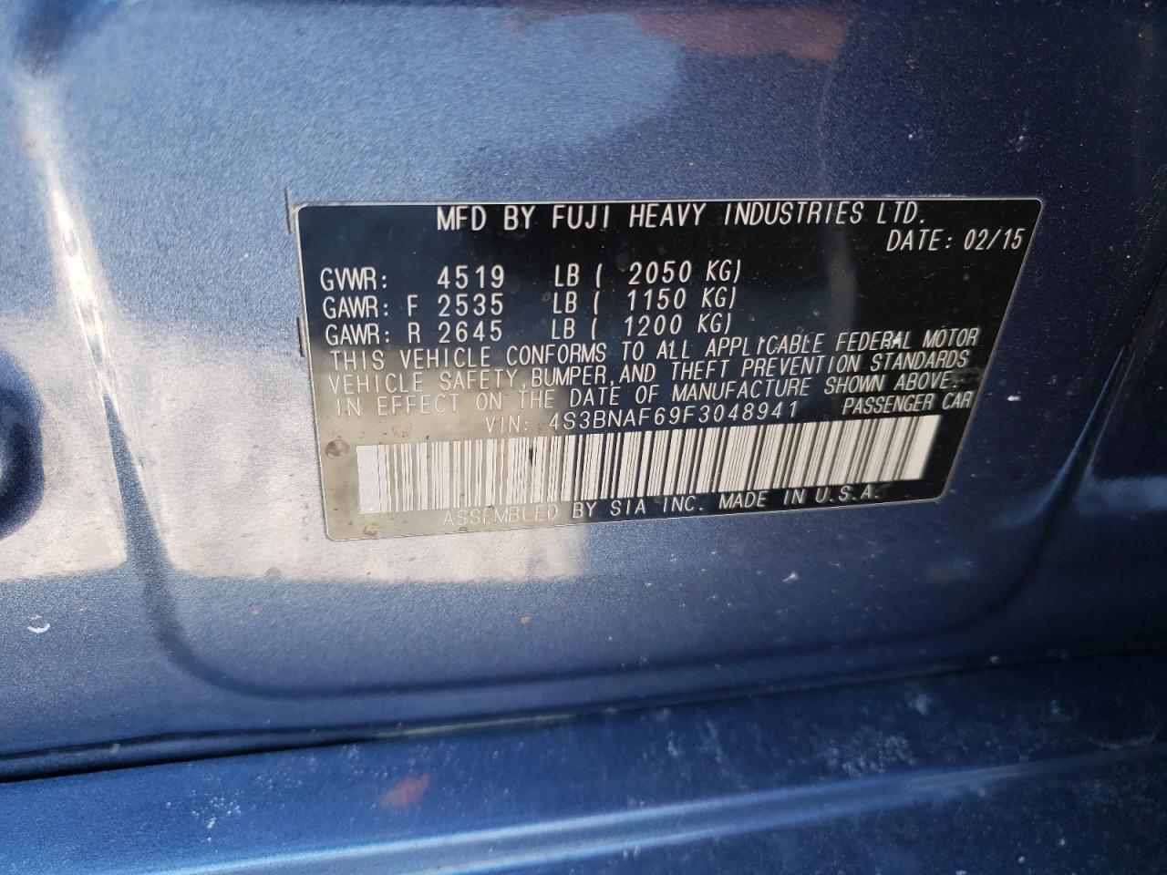 2015 Subaru Legacy - Image 13